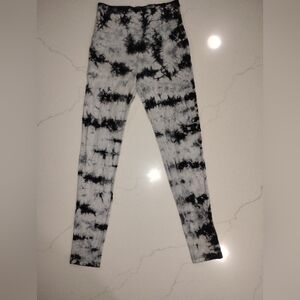 Bp Tie-Dye Women's Leggings - Black and White Size M